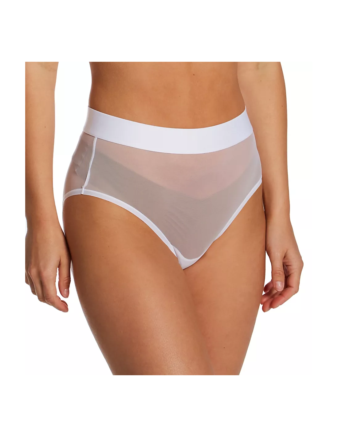 Braguita clásica de tul Sheers DKNY DK8195 en color blanco