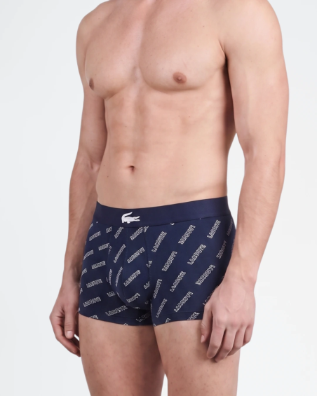 Pack de 3 bóxers Lacoste en algodón elástico.