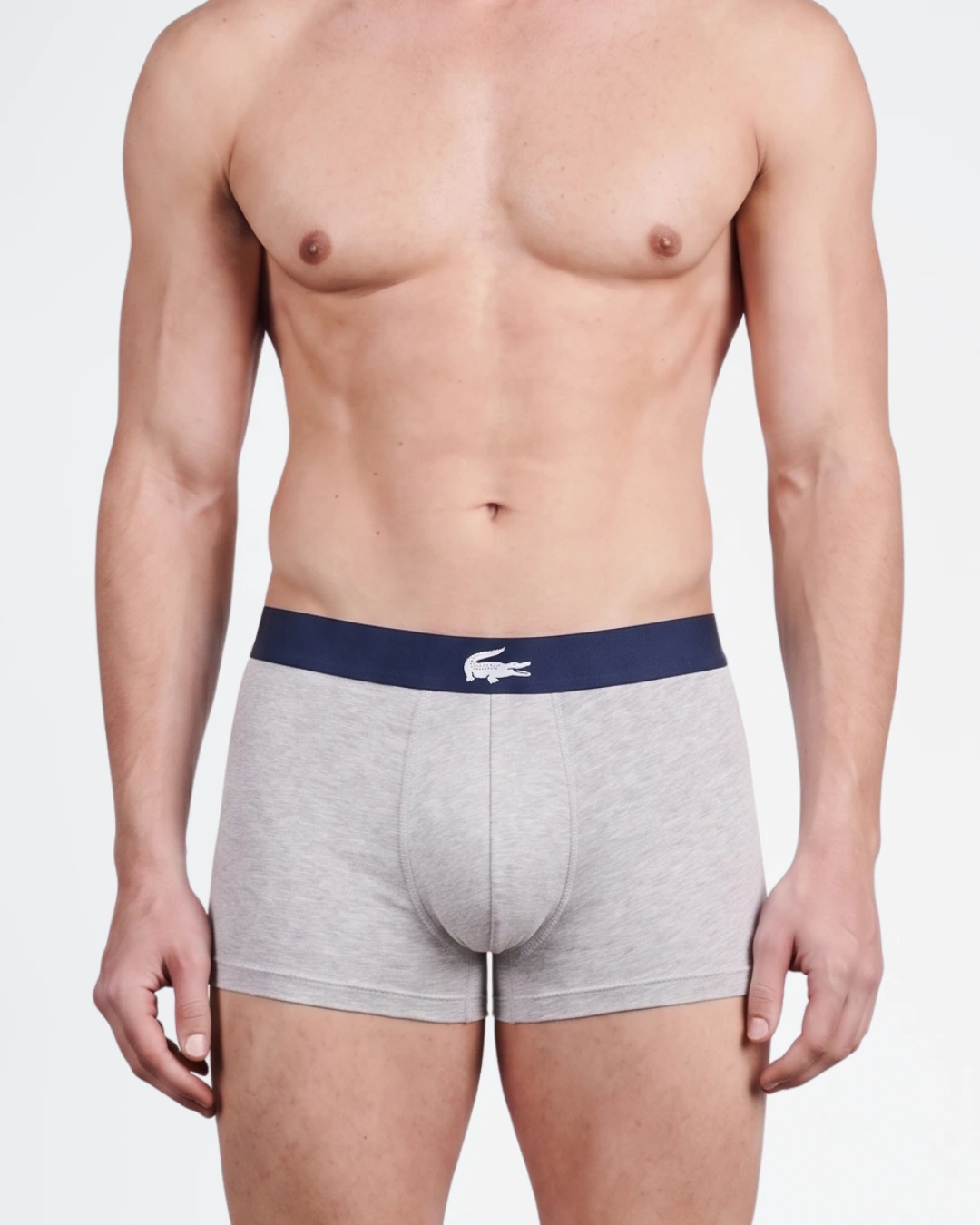 Pack de 3 bóxers Lacoste en algodón elástico.