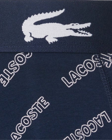Pack de 3 bóxers Lacoste en algodón elástico.