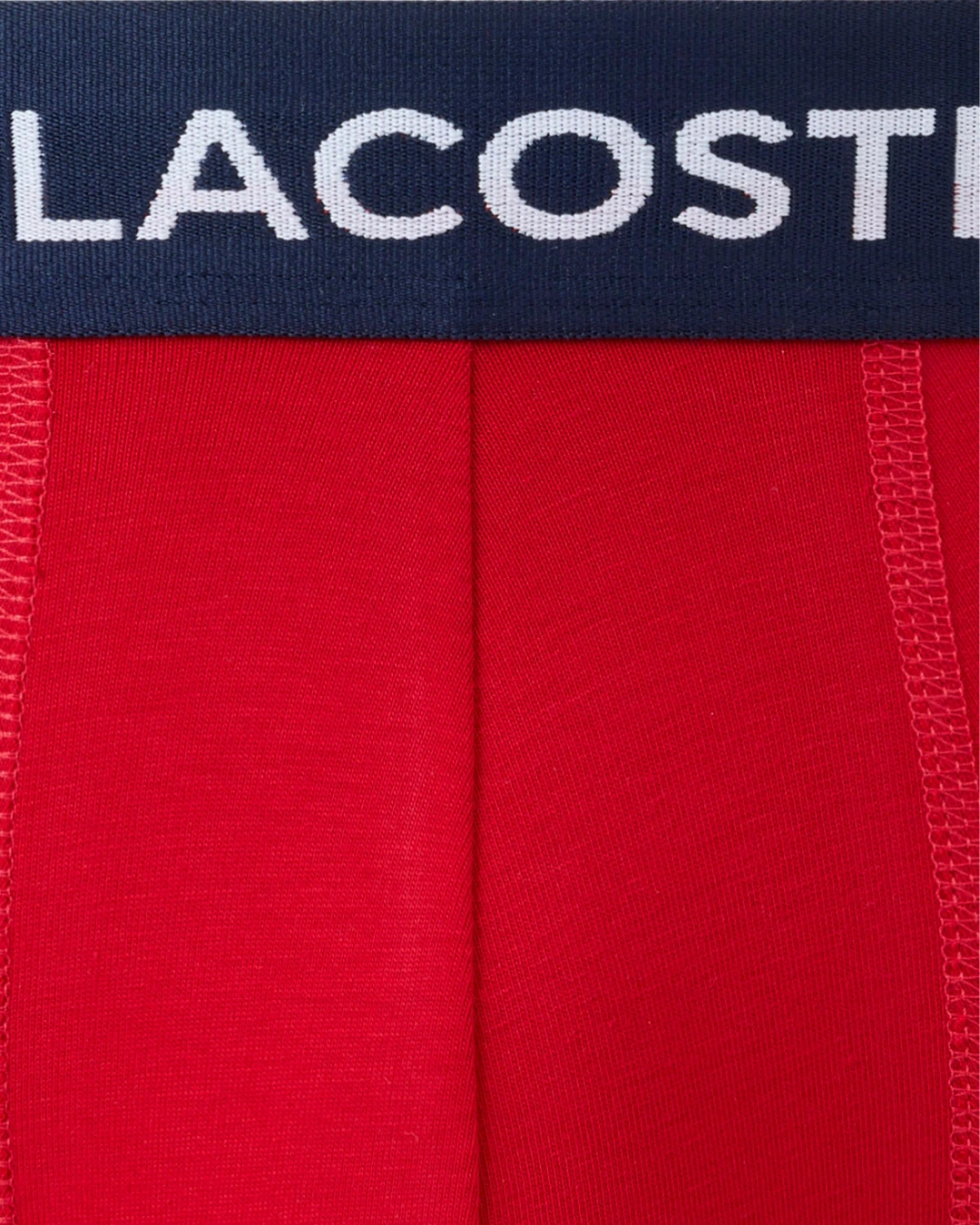 Pack de 3 calzoncillos Lacoste en algodón elástico.