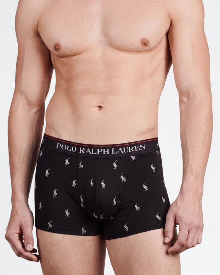 Pack de 3 bóxers Polo Ralph Lauren en algodón elástico.