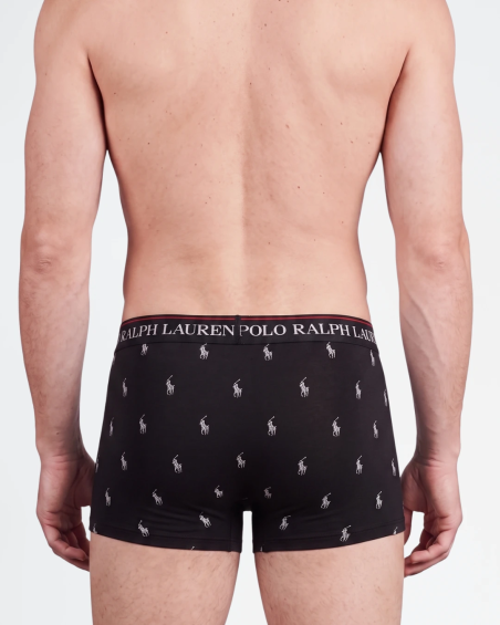Pack de 3 bóxers Polo Ralph Lauren en algodón elástico.