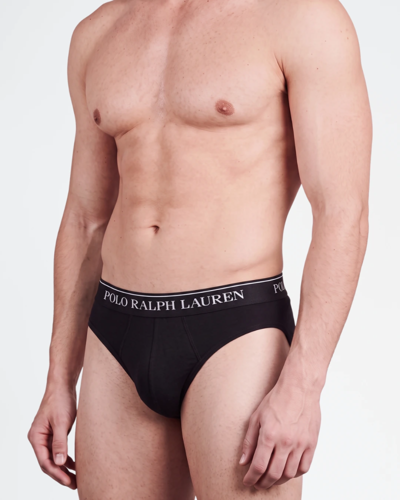 Pack de 3 slips Polo Ralph Lauren en algodón elástico. 2