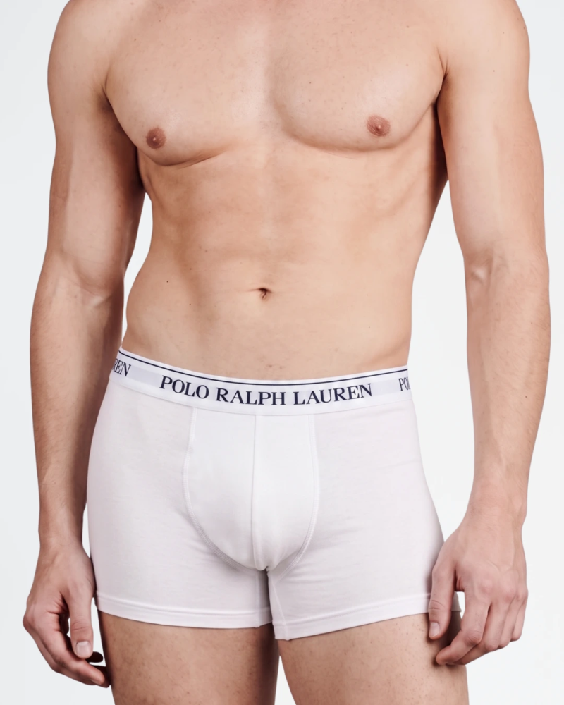 Pack de 3 bóxers Polo Ralph Lauren en algodón elástico.
