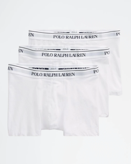 Pack de 3 bóxers Polo Ralph Lauren en algodón elástico.