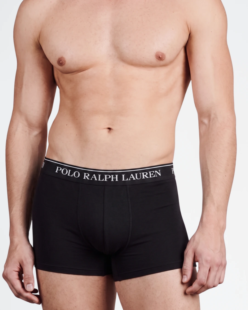 Pack de 3 bóxers Polo Ralph Lauren en algodón elástico.