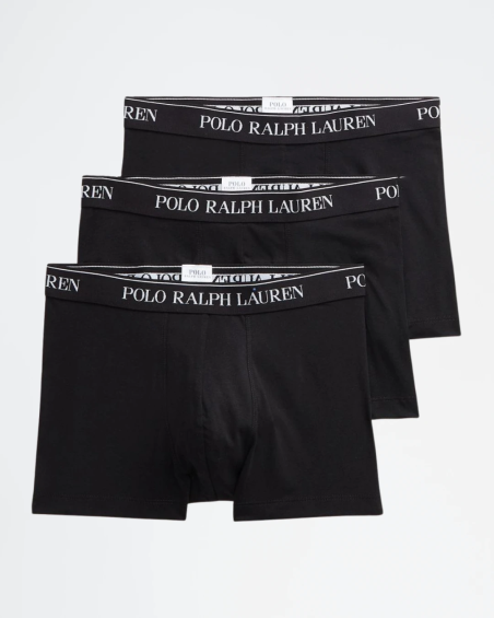 Pack de 3 bóxers Polo Ralph Lauren en algodón elástico.