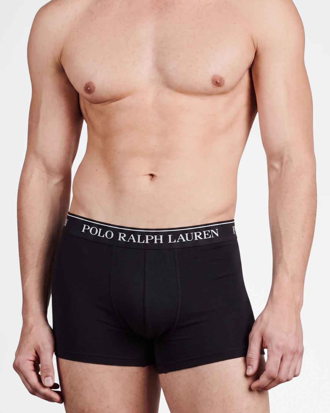 Pack de 3 bóxers Polo Ralph Lauren en algodón elástico color negro.