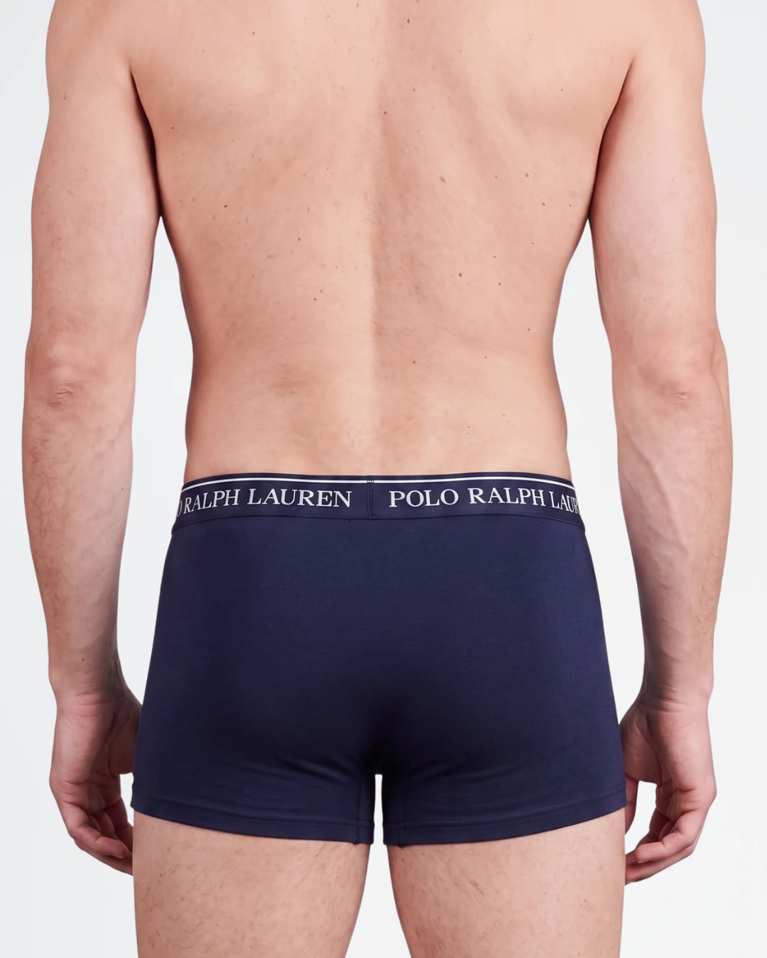 Pack de 3 bóxers Polo Ralph Lauren en algodón elástico color azul marino.