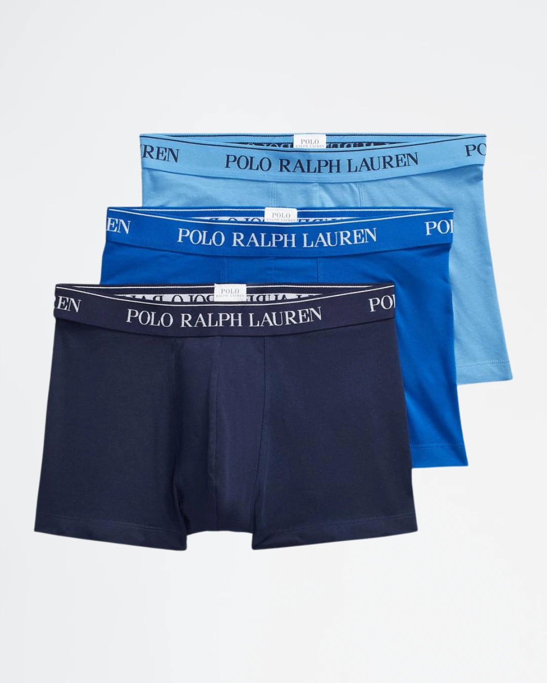 Pack de 3 bóxers Polo Ralph Lauren en algodón elástico.