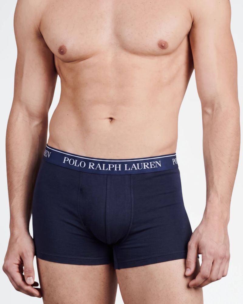 Pack de 3 bóxers Polo Ralph Lauren en algodón elástico.