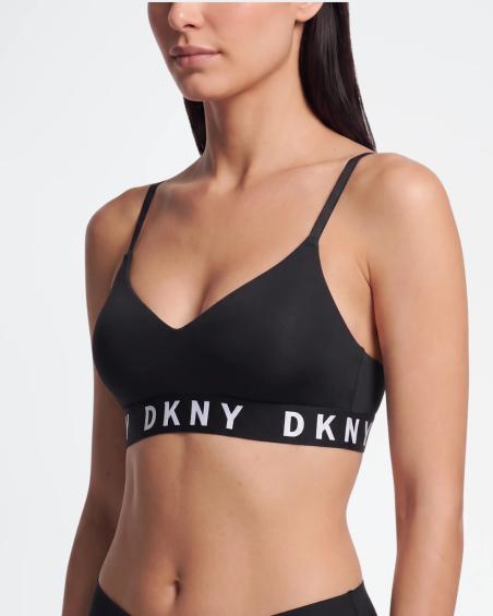 Sujetador sin aro Cozy Boyfriend DKNY DK4518 en color negro