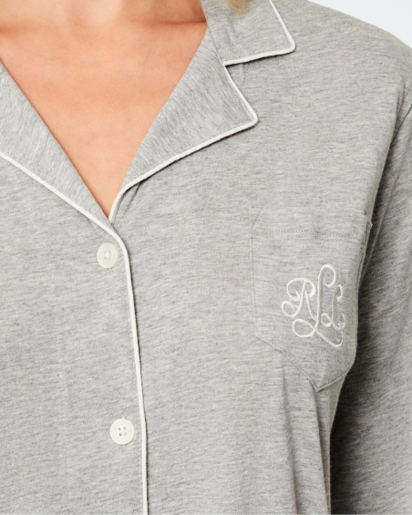 Camisón camisero de manga larga Lauren Ralph Lauren I811950
