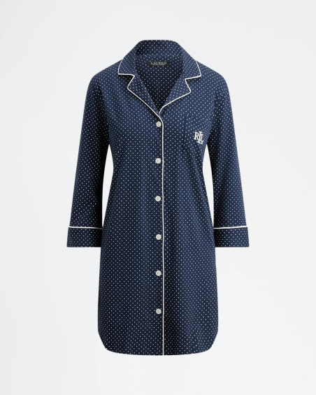Camisón camisero de algodón Lauren Ralph Lauren I813702