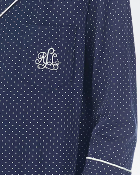 Camisón camisero de algodón Lauren Ralph Lauren I813702
