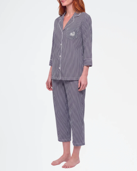Pijama capri de algodón Lauren Ralph Lauren I819702