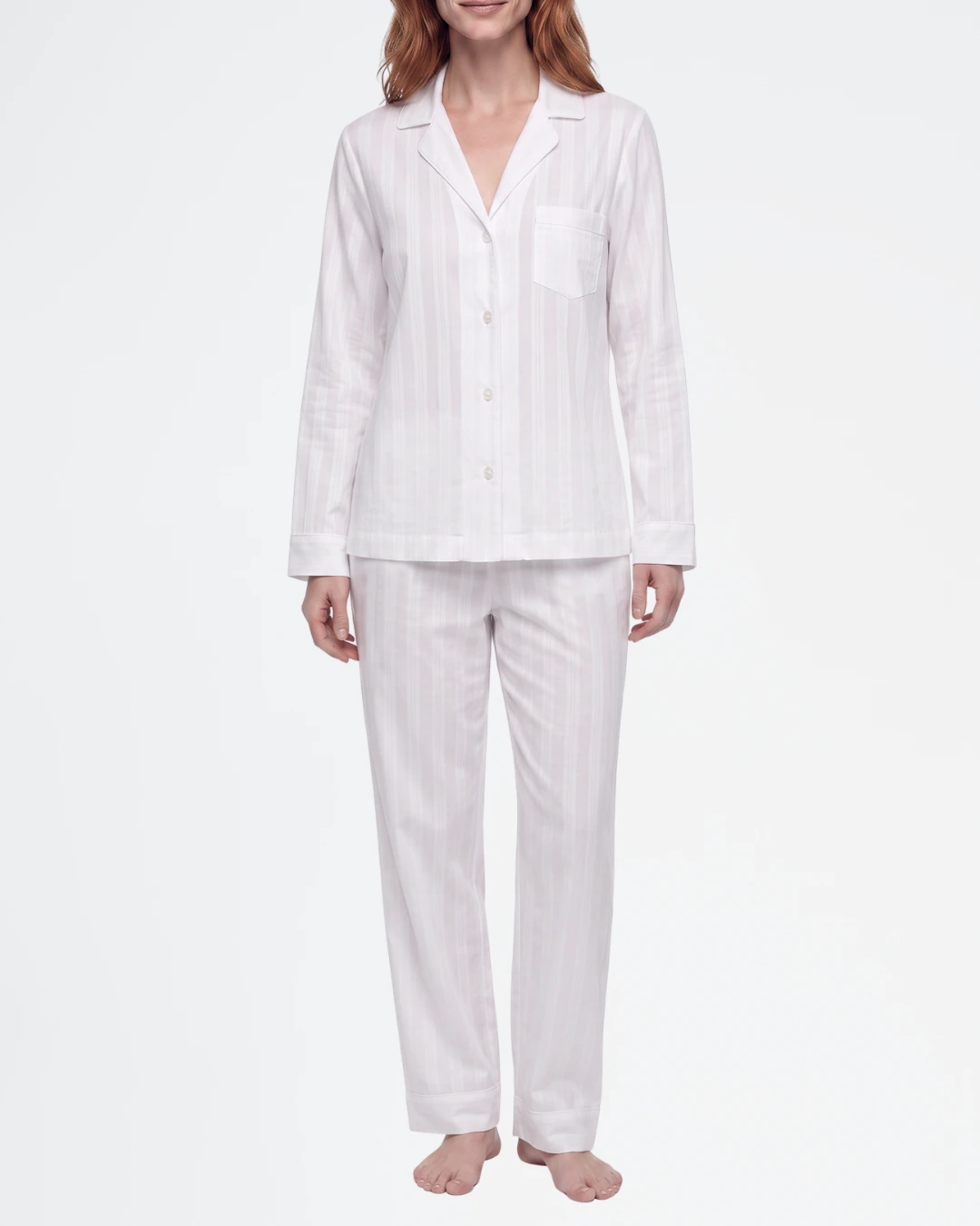 Pijama largo de algodón Lauren Ralph Lauren ILN92305