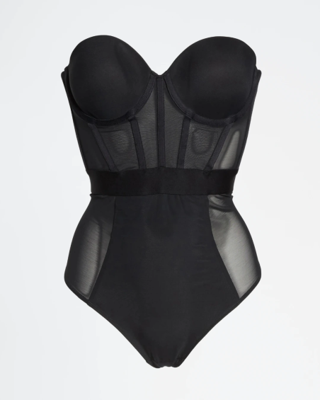 Body tanga de tul sin tirantes DKNY DK6008