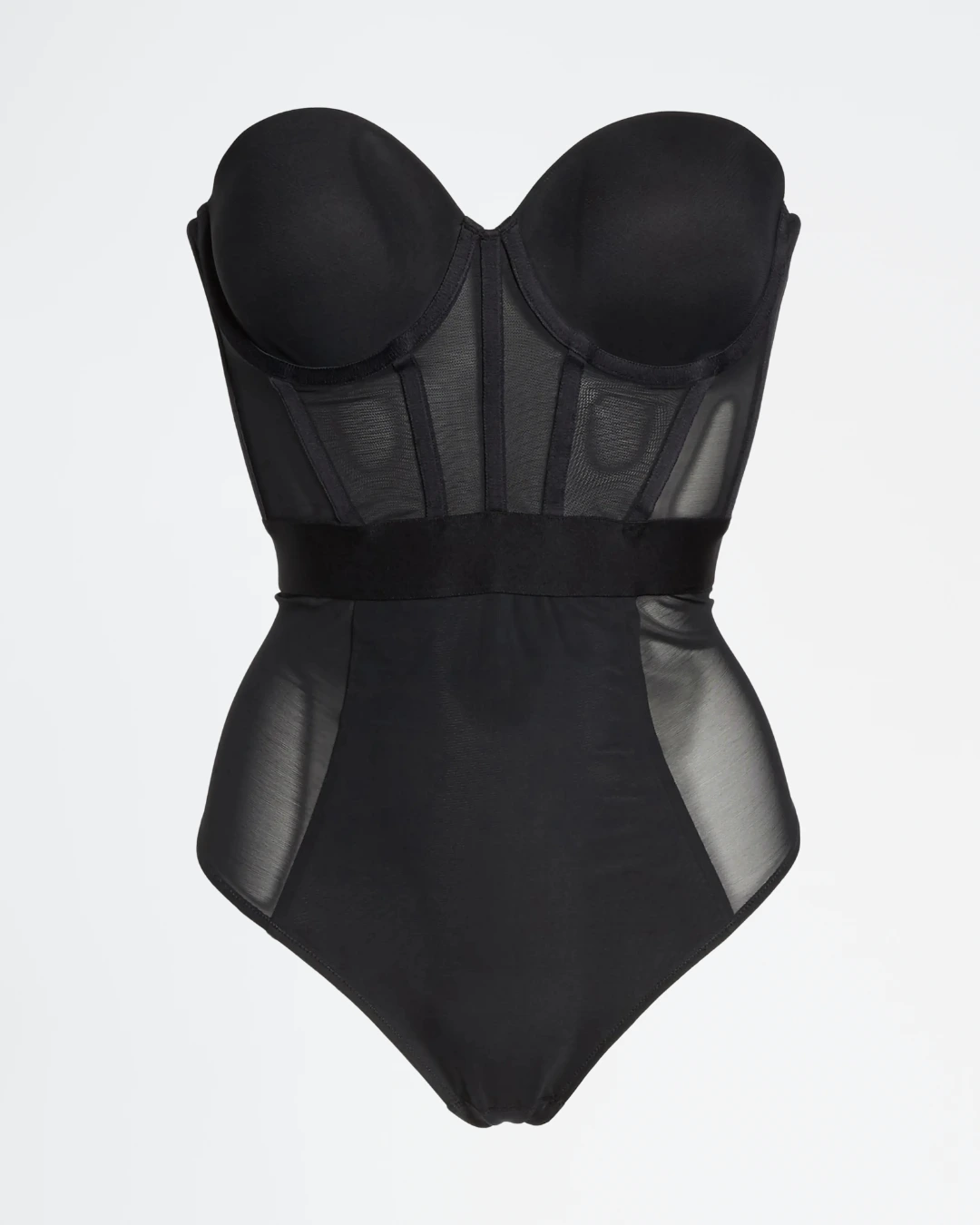 Body tanga de tul sin tirantes DKNY DK6008