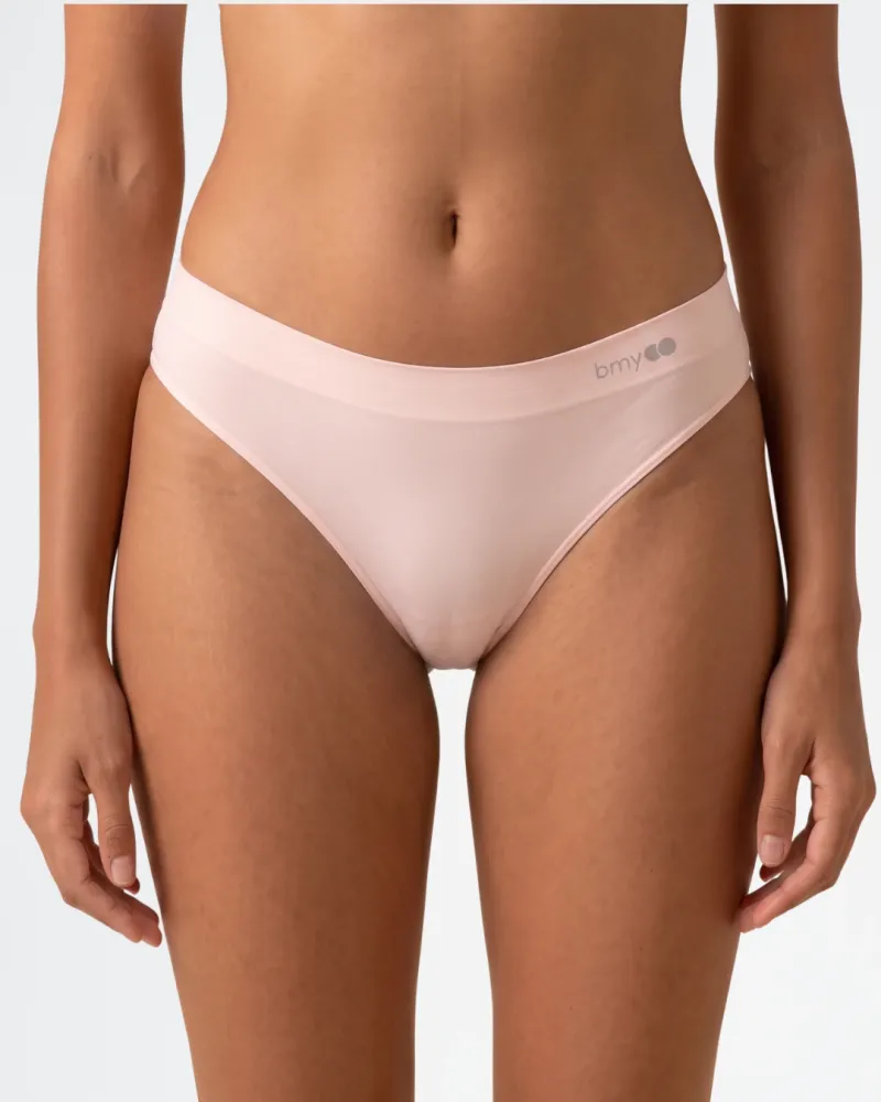 Braguita bikini de cintura baja Cosmos Bmy de microfibra en color rosa