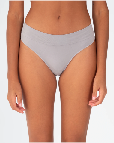 Tanga Cometa Bmy de microfibra MI005 en color plata