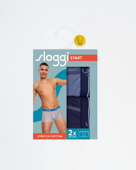 Pack 2 bóxers Sloggi men Start Short 10206948 en color multicolor