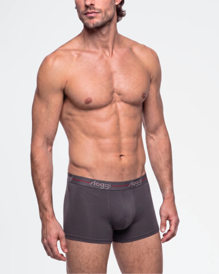 Pack 2 bóxers hipster Sloggi men Start 10206968 en color plata