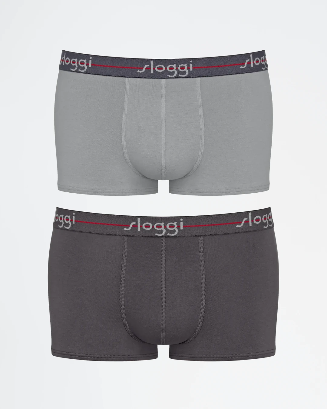 Pack 2 bóxers hipster Sloggi men Start 10206968 en color plata