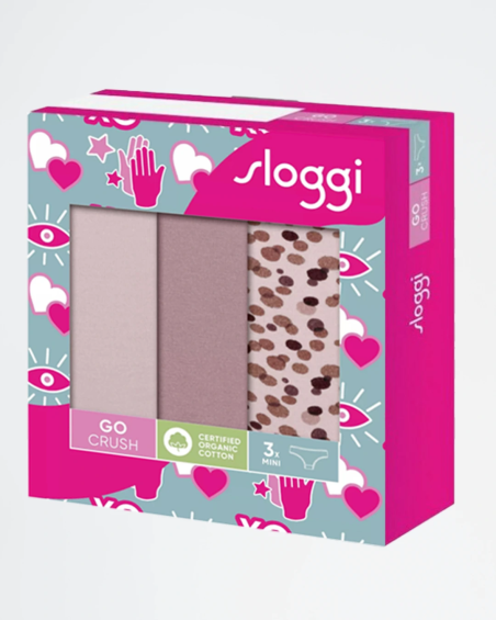 Pack 3 braguitas mini Sloggi GO Crush 10219682 en color multicolor