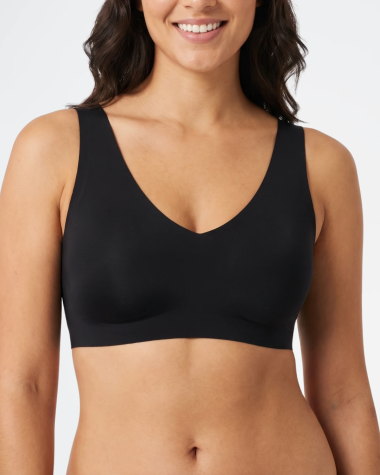 Bralette sin aro Sloggi ZERO Feel 2.0 10217728 en color negro