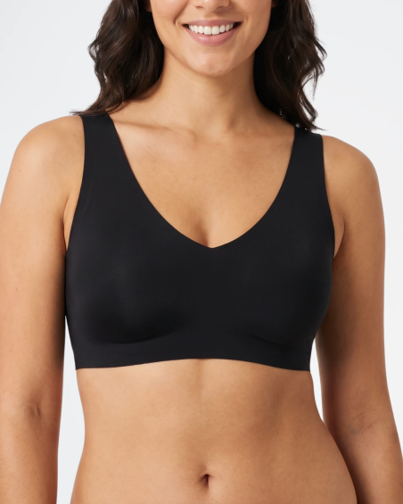 Bralette sin aro Sloggi ZERO Feel 2.0 10217728 en color negro