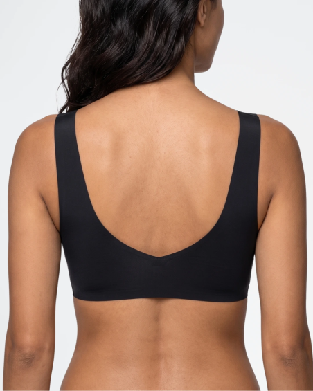 Bralette sin aro Sloggi ZERO Feel 2.0 10217728 en color negro