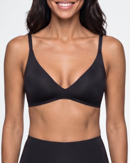 Sujetador push-up sin aro Sloggi ZERO Feel 2.0 THE UP 10226701 en color negro